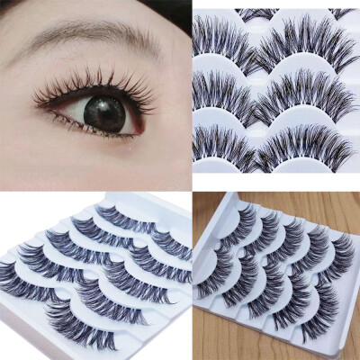 

〖Follure〗Gracious Makeup Handmade 5Pairs Natural Long False Eyelashes Extension Exquisite