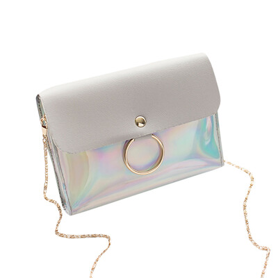 

Laser Crossbody Bag For Women Chain Mini Shoulder Bag Small Square Messenger Bag Ladies Handbags Casual Purses YJ