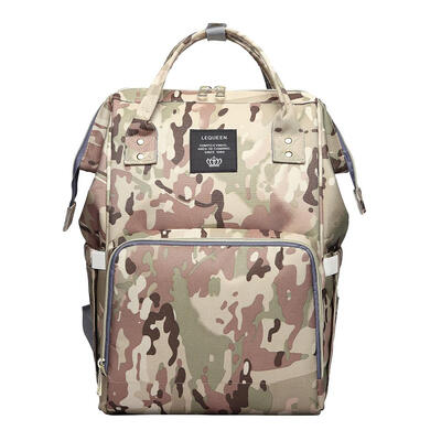 

Waterproof Mummy Diaper Bags Camo Print Backpack Large Capacity Baby Care