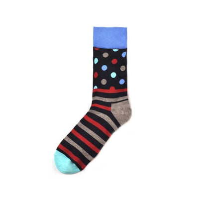 

2019 Autumn And Winter Colorful Cartoon Socks For Men Women Cute Print Hosiery Fashion Korean Adult Socks Harajuku Geometric Pat