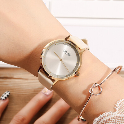 

Business men&women ultra-thin couple watches double calendar steel belt quartz watch