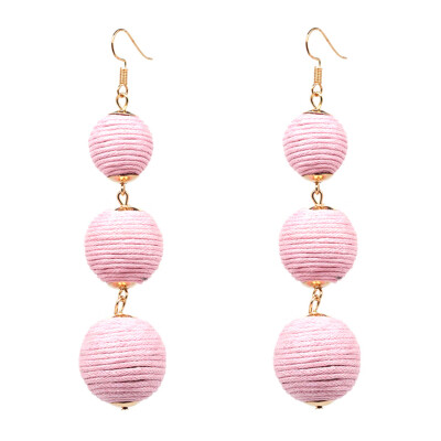 

Pom Crispin Ball Drop Earrings Fashion Jewelry Women&39s Statement The Drop Tassel Hangs Earrings