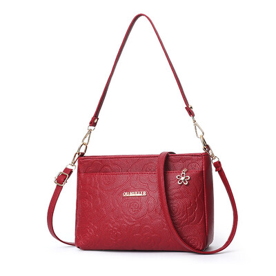 

2018 new Korean fashion trend handbags Messenger bag simple PU leather shoulder diagonal bag