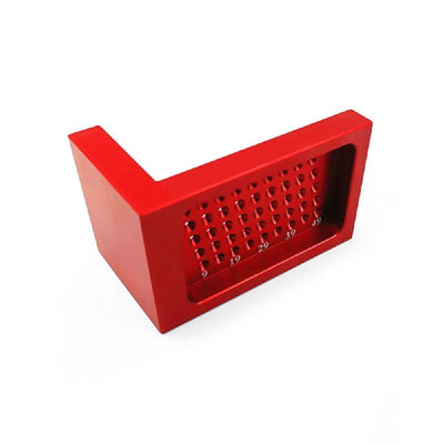 

Scriber Carpentry T-Type Marking Ruler Hole Aluminum Alloy Crossed Gauge Measuring Feet Tool Woodworking Mini Marking Ruler