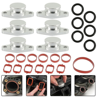 

6 22mm FOR BMW DIESEL SWIRL BLANKS FLAPS REPAIR DELETE KIT WITH INTAKE GASKETS