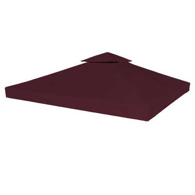 

2-Tier Gazebo Top Cover 068lbm² 1181"x1181" Bordeaux