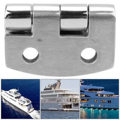 

Greensen 316 Stainless Steel Arc-shaped 4-hole Hinge for Boat Yacht Cabinet Door
