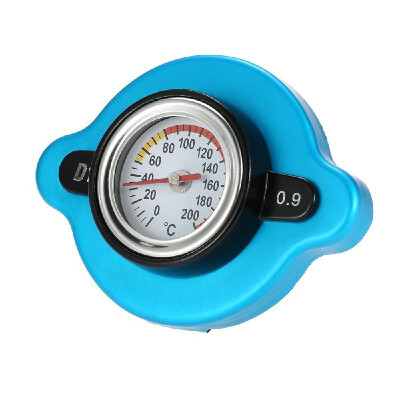 

09 Bar Thermostatic Radiator Cap Cover with Water Temp Temperature Gauge for Truck Forklift Trailer