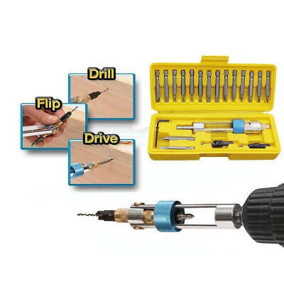 

Swap Drill Bit Set -Speed Alloy Steel Head Repair Tool Kits with Portable Box