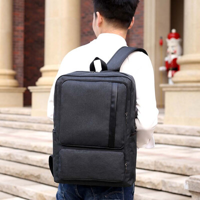

Tailored Mens USB Backpack Computer Bag Simple Business Backpack Anti-theft Pack