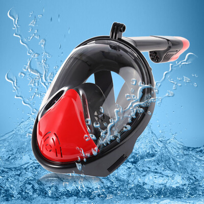 

SMACO Water Sports Full Face Snorkel Mask Diving Equipment for Action Camera DV  Size