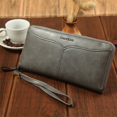 

Tailored Men Long Wallet Casual Multi-function Clutch Bag Card Package Multi-card Holder