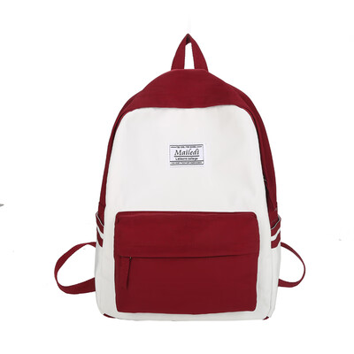 

Schoolbag female Korean version high school ins elegant double shoulder bag backpack small fresh student lovely Japanese departmen
