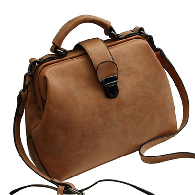 

Vintage Faux Leather Women Messenger Bag Handbag Crossbody Satchel Shoulder Pack