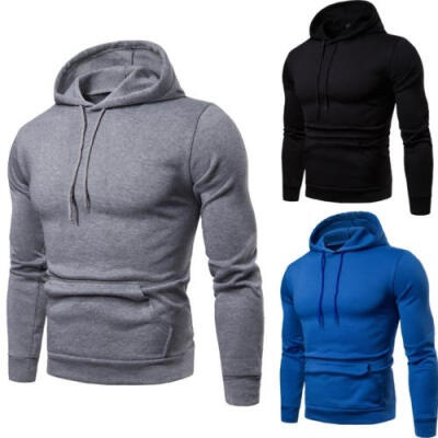 

Men&39s Winter Slim Hoodie Warm Hooded Sweatshirt Coat Jacket Outwear Sweater