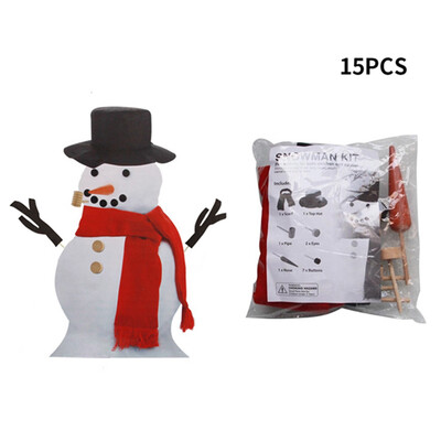 

13141516 Pcs Snowman Kit Winter Holiday Outdoor Toys Christmas Gift Snowman Dress Up