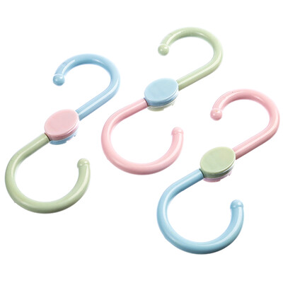 

3Pcs set  Shape Hook Hanger Clasp Coat Clothes Kitchen Tool Holder US