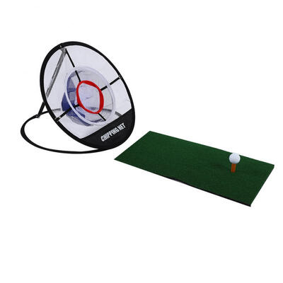 

Greensen Golf Portable Practice Target Trainer Golf Mat Outdoor Indoor Use Training Set