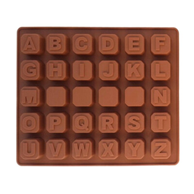 

Creative Silicone Alphabet Ice Chocolate Letter Mould Stencil Cake Jelly Cupcake Perfect