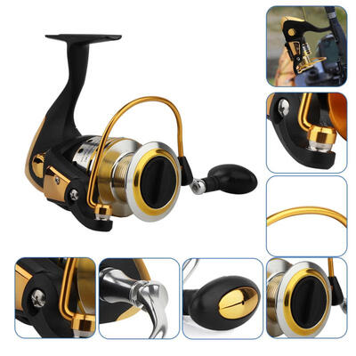

Greensen Salt Freshwater Fishing Reel 501 Gear Ratio 111Bearings Spinning Reel VD450