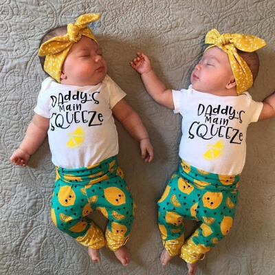 

Floral Newborn Baby Girls Romper Bodysuit Pants Leggings Outfits Set Clothes CA