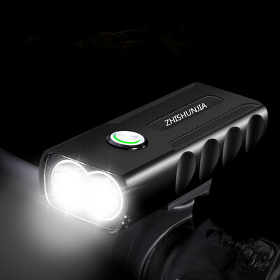 

ZHISZHISHUNJIA BX2 1600lm 3-Mode LED Flashlight USB Rechargeable Bicycle Lamp