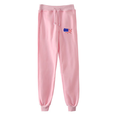 

Womens Pants Independence Day Print Casual Pants Fashion Pleated Pants