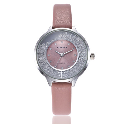 

New quick sanding diamond ladies belt watch Japanese machine