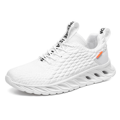 

Flying woven fish scale mesh surface tide shoes mens blade sneakers casual small white shoes lightweight running shoes net red old shoes men