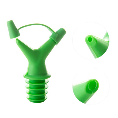 

Double Oil Bottles Nozzle Cap Creative kitchen Tool Liquid Guiding Device