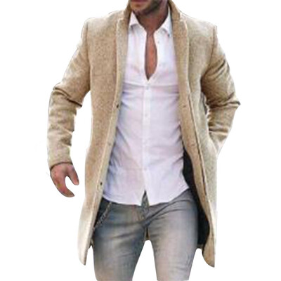 

Autumn Winter Pure Color Long Sleeve Warm Coat Plus Size Casual Cardigan Jackets