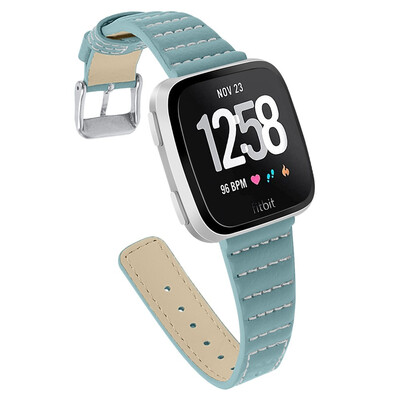 

ECSEM Replacement Band Strap Leather Bracelet Wristband Accessories for Fitbit Versa&Fitbit Versa 2 for Women Men, ECSEM Replacement Band Strap Leather Bracelet Wristband Accessories for Fitbit Versa&Fitbit Versa Lite for Women Men
