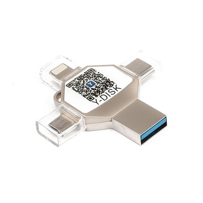 

USB Flash Drive 4 in 1 Type-CLightningMicro USBUSB 20 for iPhone iPad Mini Memory Stick 16GB 32GB 64GB 128GB Pen Drive U Disk