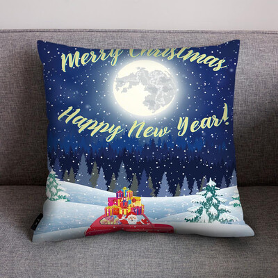 

Tailored Print Pillow Case Polyester Sofa Car Cushion Cover Home Decor
