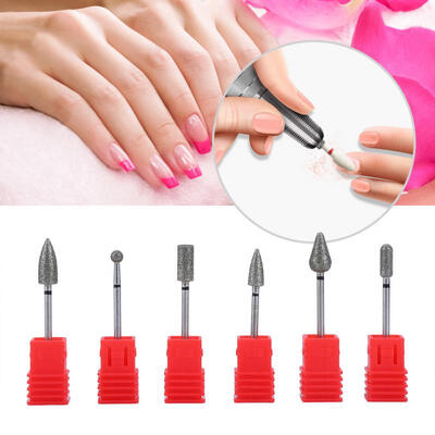 

Greensen 6pcs Nail Grinding Sanding Bit for for Nail Electric Drill Manicure Machine Accessory Tools