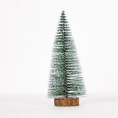 

Christmas Snow Mini Tree Holiday Festival Party Ornament Decor Miniature