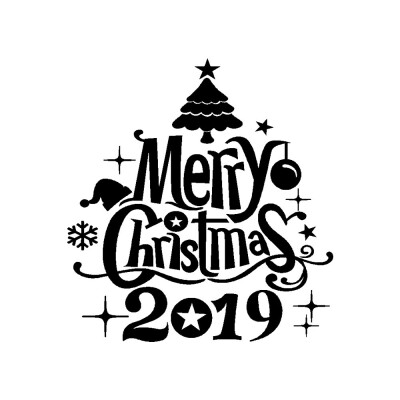 

Toponeto New Year Merry Christmas Wall Sticker Home Shop Windows Decals Decor