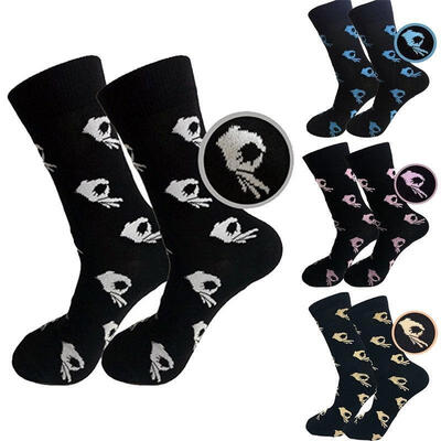

Sell Well Fashion Men Women OK Print Funny Casual Sport Balck Skateboard Socks 4 Color