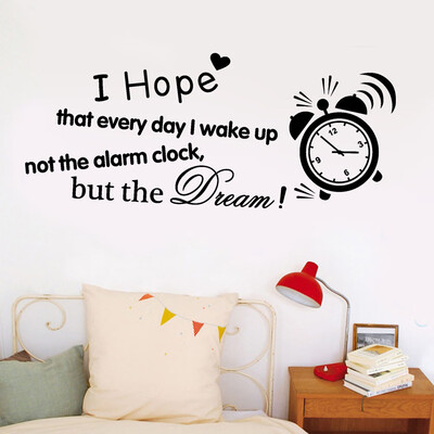 

〖Follure〗I Hope Removable Art Vinyl Mural Home Room Decor Wall Stickers