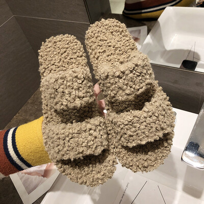 

Fashion slippers wear autumn Korean version of Baitamao fairy slippers with flat sole