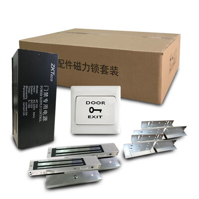 

Central control wisdom ZKTeco access control system magnetic lock accessories set for double open wooden door iron door security door