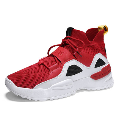 

Mesh four flying woven shoes mens shoes mesh breathable shoes sports shoes tide shoes in the shoes