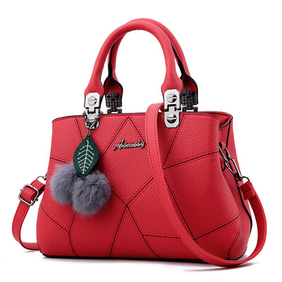 

Moms bag lady Korean version Baitao Chao fashionable atmosphere simple shoulder slanting middle-aged handbag
