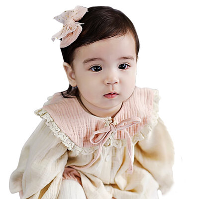 

Toddler Girl Kid Fake False Collar Baby Lace Cotton Detachable Tie Ribbon Choker S01