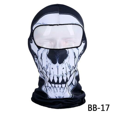 

Outdoor Motorcycle Full Face Mask Animal Thin Cycling Sport Protection Gear 3D
