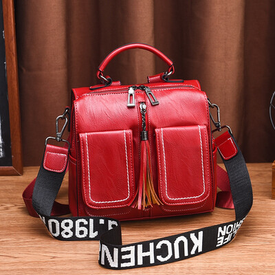 

On the new texture bag woman tide one shoulder slanted woman 100 large capacity hand-held small square bag shoulders