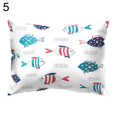 

Colorful Geometric Symbol Pillow Case Waist Throw Cushion Cover Bedroom Decor