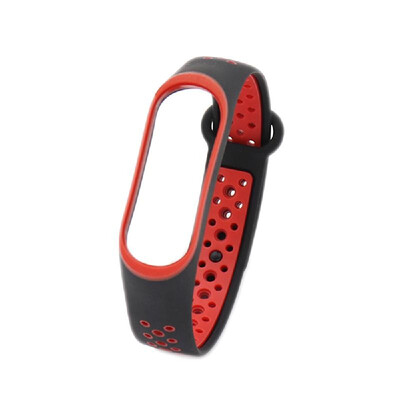 

Replacement Wrist Strap for Xiao-Mi Band 34 Universal Silicone Duotone Wrist Straps BlueWhite