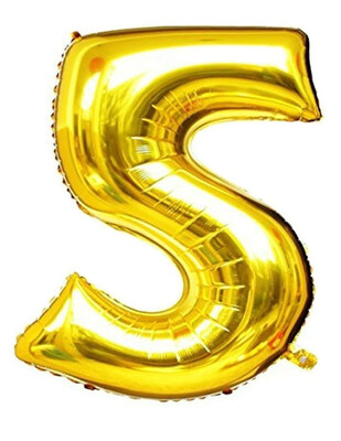 

FUNNYBUNNY 40" Number 0-9 Thickening Silver Foil Air-filled Helium Mylar Balloons for Birthday & Party & Wedding Anniversary
