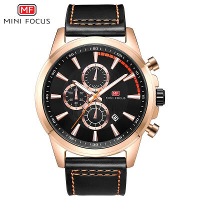 

MF0129G Men Business Quartz Wristwatches Calendar Timing Luminous Waterproof Watch